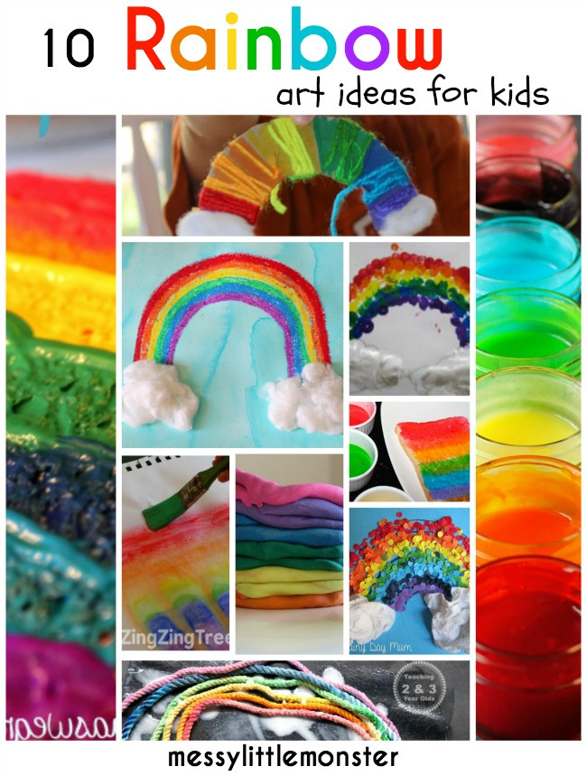Best ideas about Arts Ideas For Toddlers
. Save or Pin Rainbow Art Ideas For Kids Messy Little Monster Now.