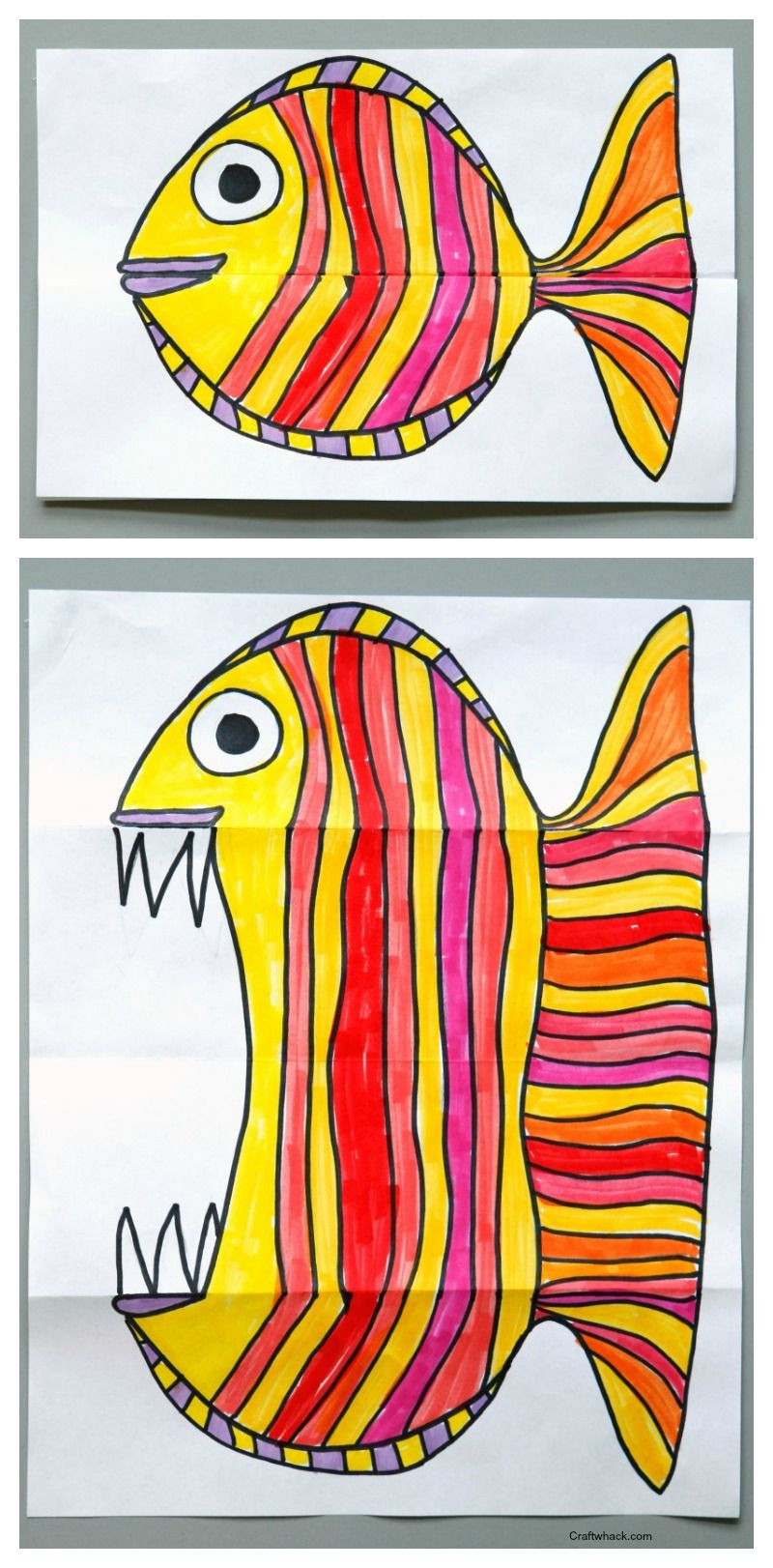 Best ideas about Artwork For Kids
. Save or Pin Surprise Ferocious Beings Paper Project Now.