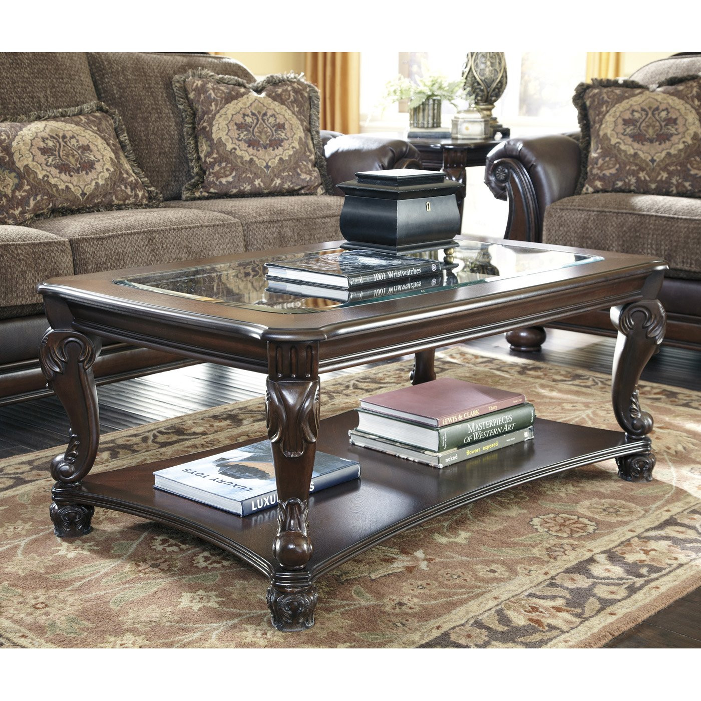 Best ideas about Ashley Coffee Table
. Save or Pin Signature Design by Ashley T519 1 Norcastle Rectangular Now.