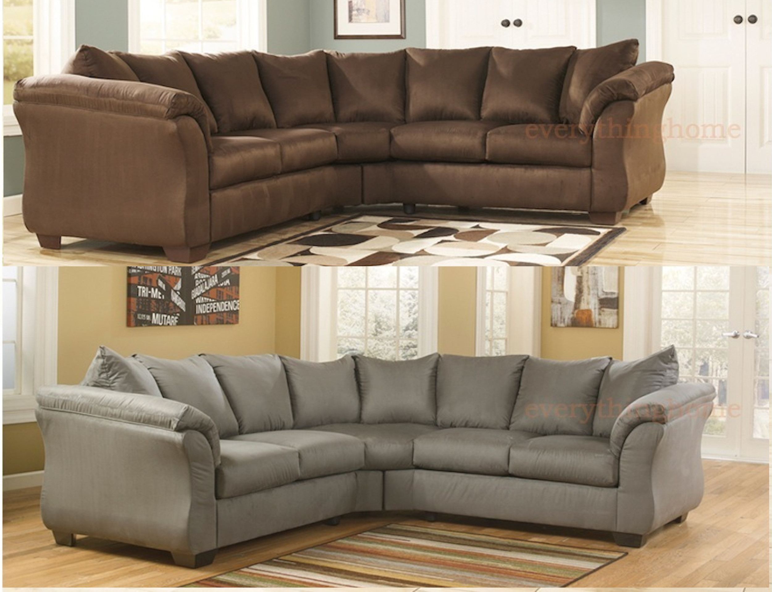 Best ideas about Ashley Darcy Sofa
. Save or Pin ASHLEY DARCY SIGNATURE FABRIC UPHOLSTERED SECTIONAL SOFA Now.