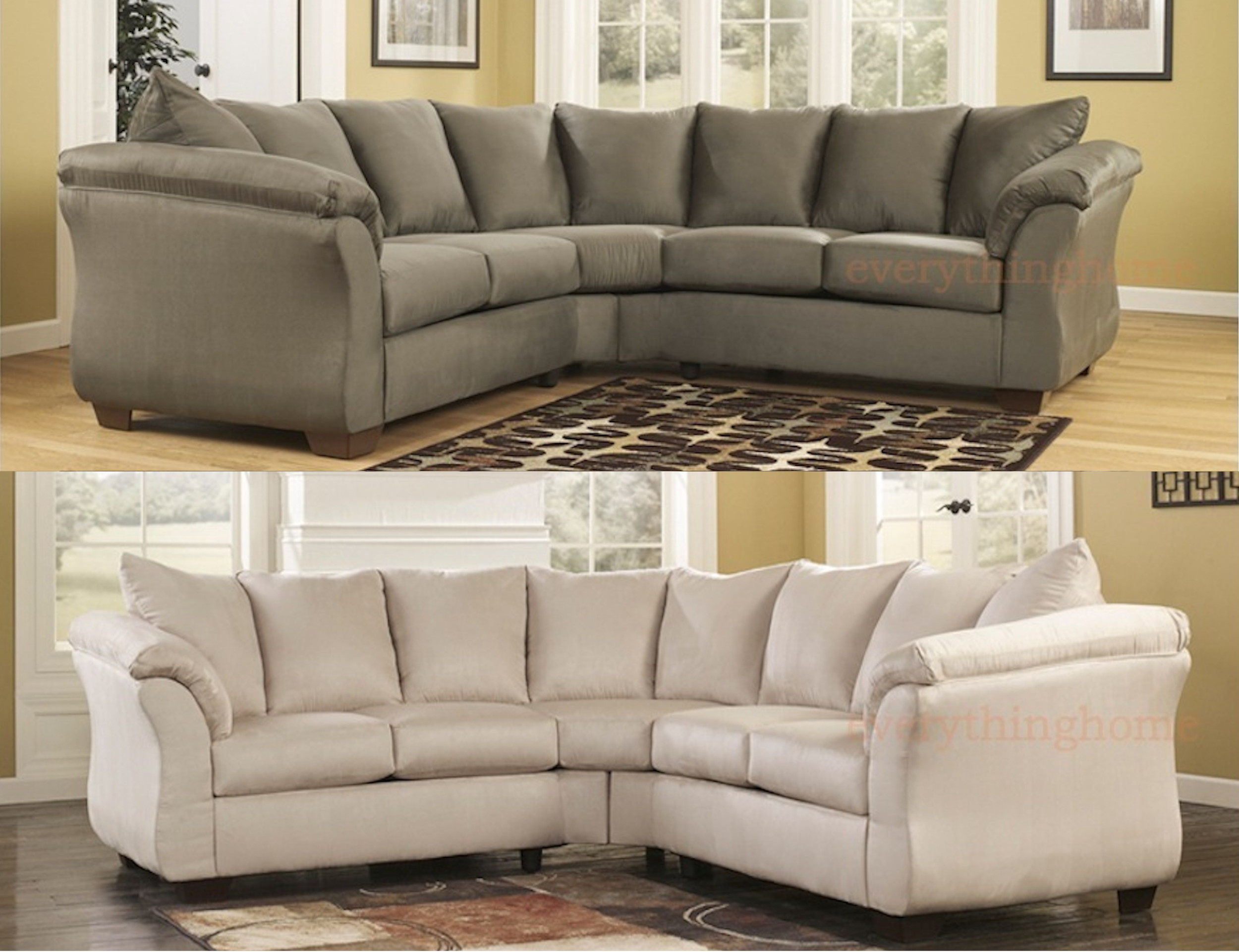 Best ideas about Ashley Darcy Sofa
. Save or Pin NEW ASHLEY DARCY SIGNATURE FABRIC UPHOLSTERED SECTIONAL Now.