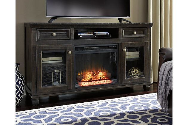 Best ideas about Ashley Fireplace Tv Stand
. Save or Pin Townser 62" TV Stand with Electric Fireplace Now.