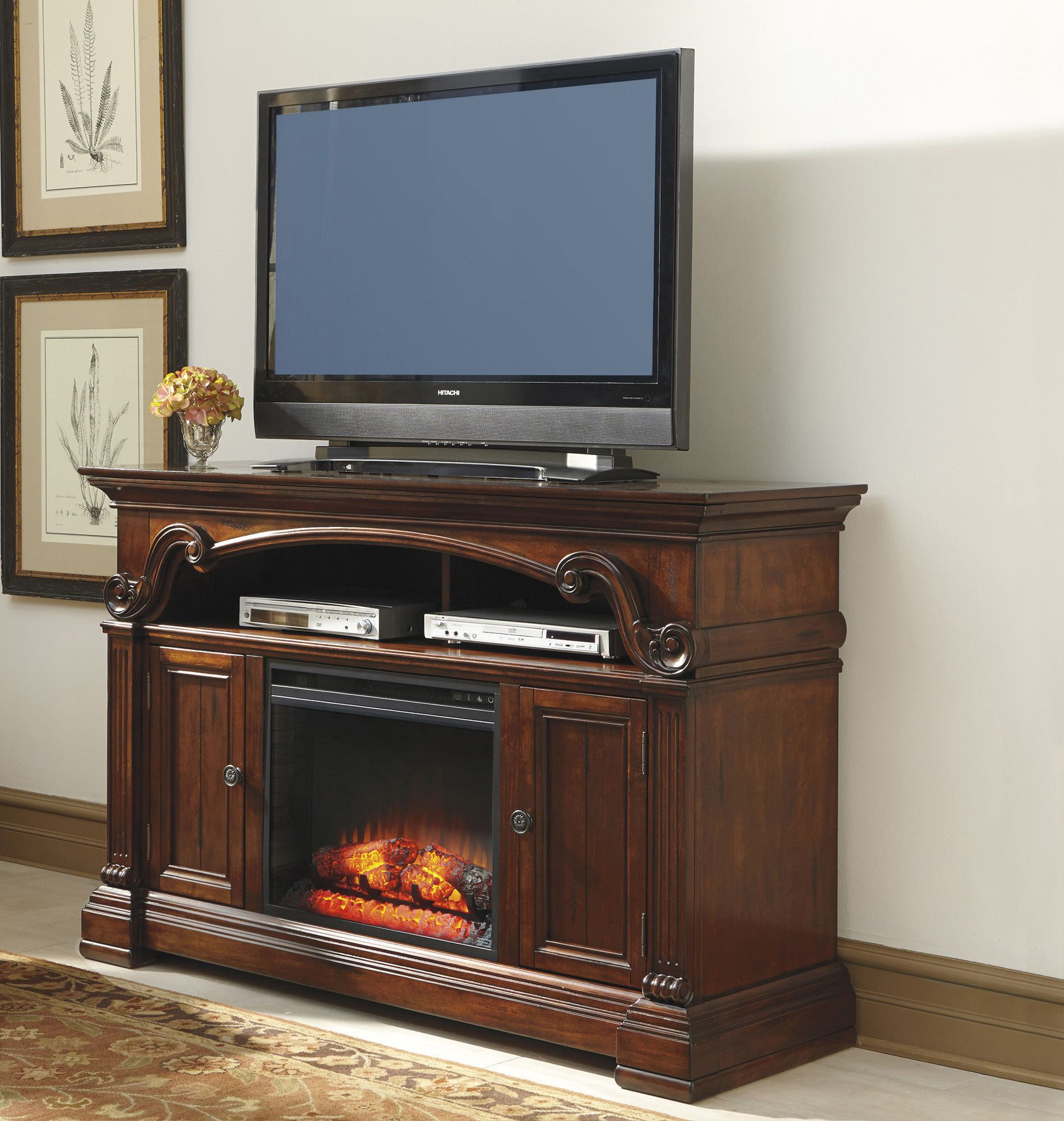 Best ideas about Ashley Fireplace Tv Stand
. Save or Pin Alymere TV Stand w Fireplace Option by Ashley Now.