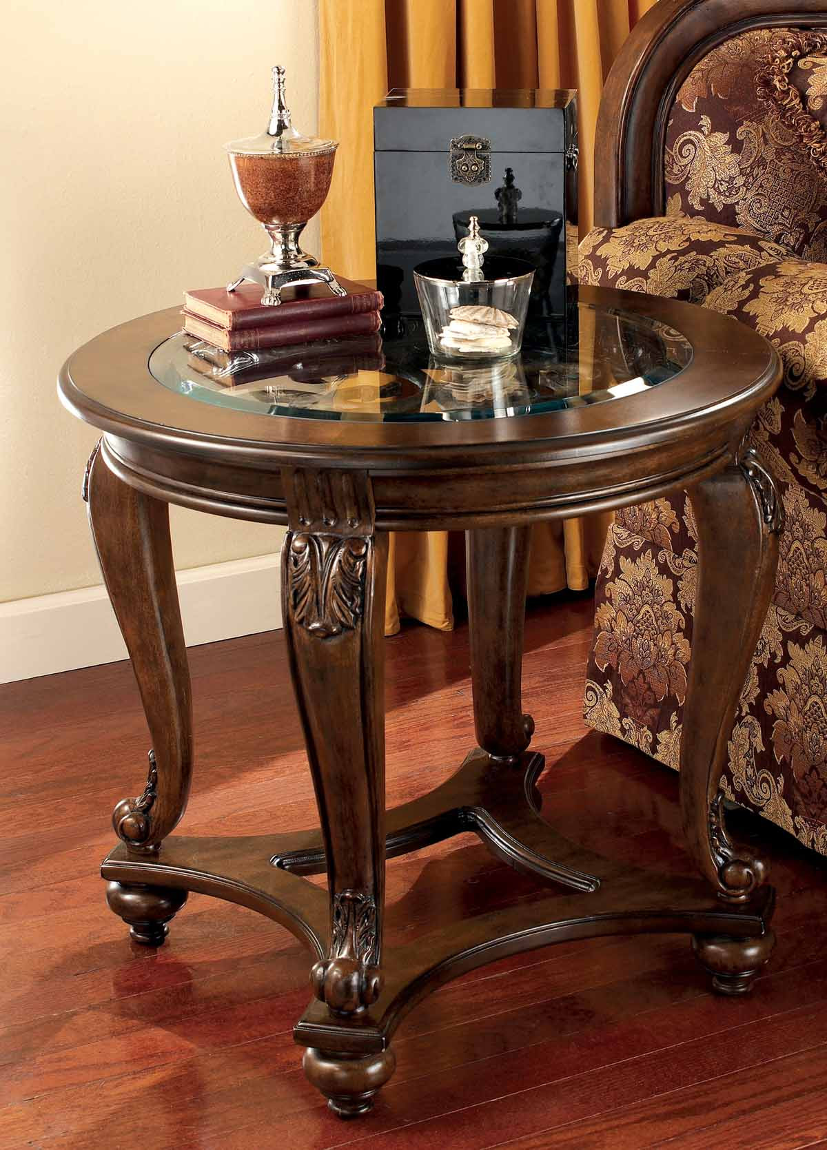 Best ideas about Ashley Furniture Coffee Table
. Save or Pin Norcastle Round End Table T499 6 Now.