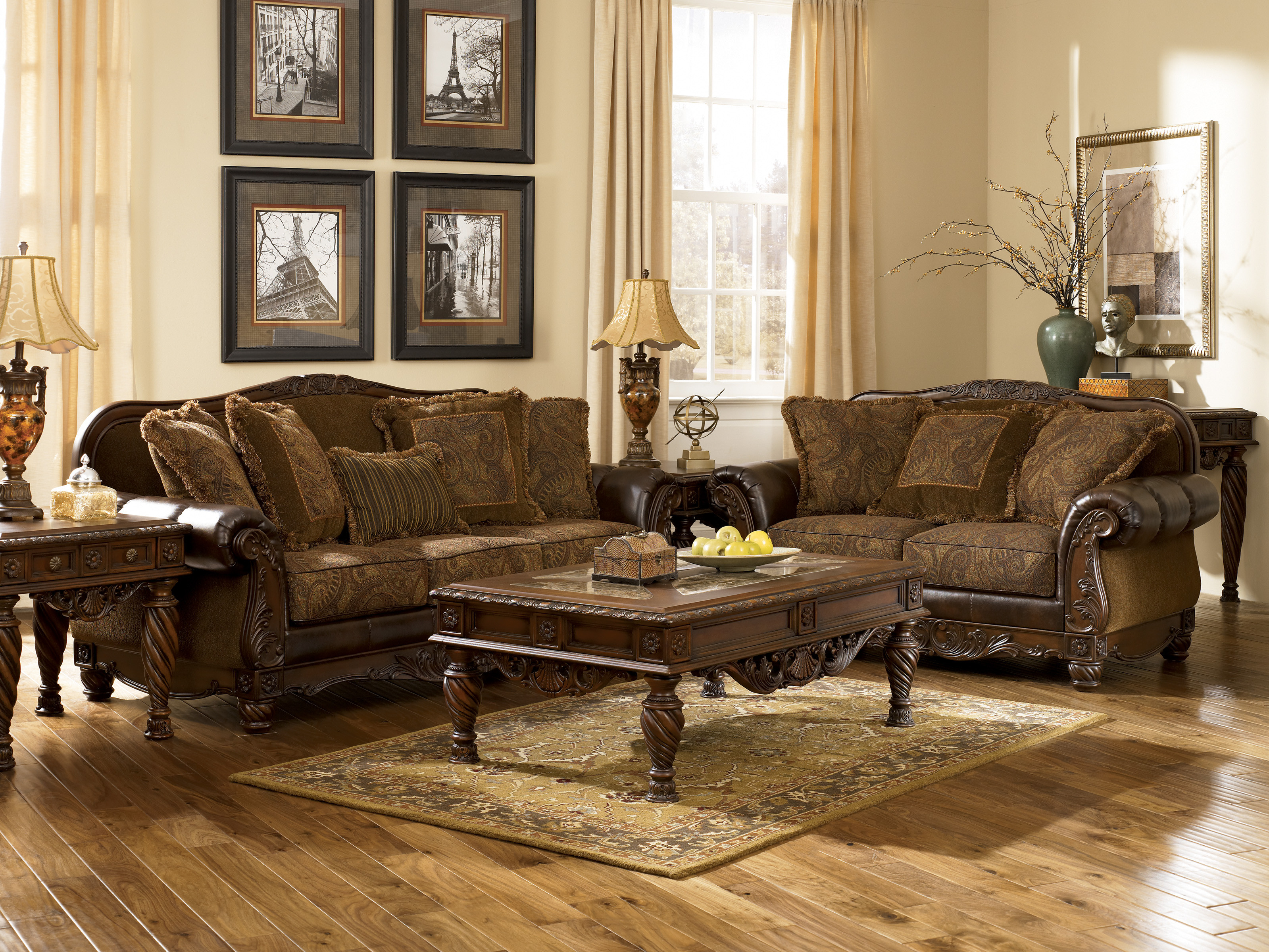 Best ideas about Ashley Furniture Living Room
. Save or Pin Ashley Furniture Fresco DuraBlend Antique Living Now.