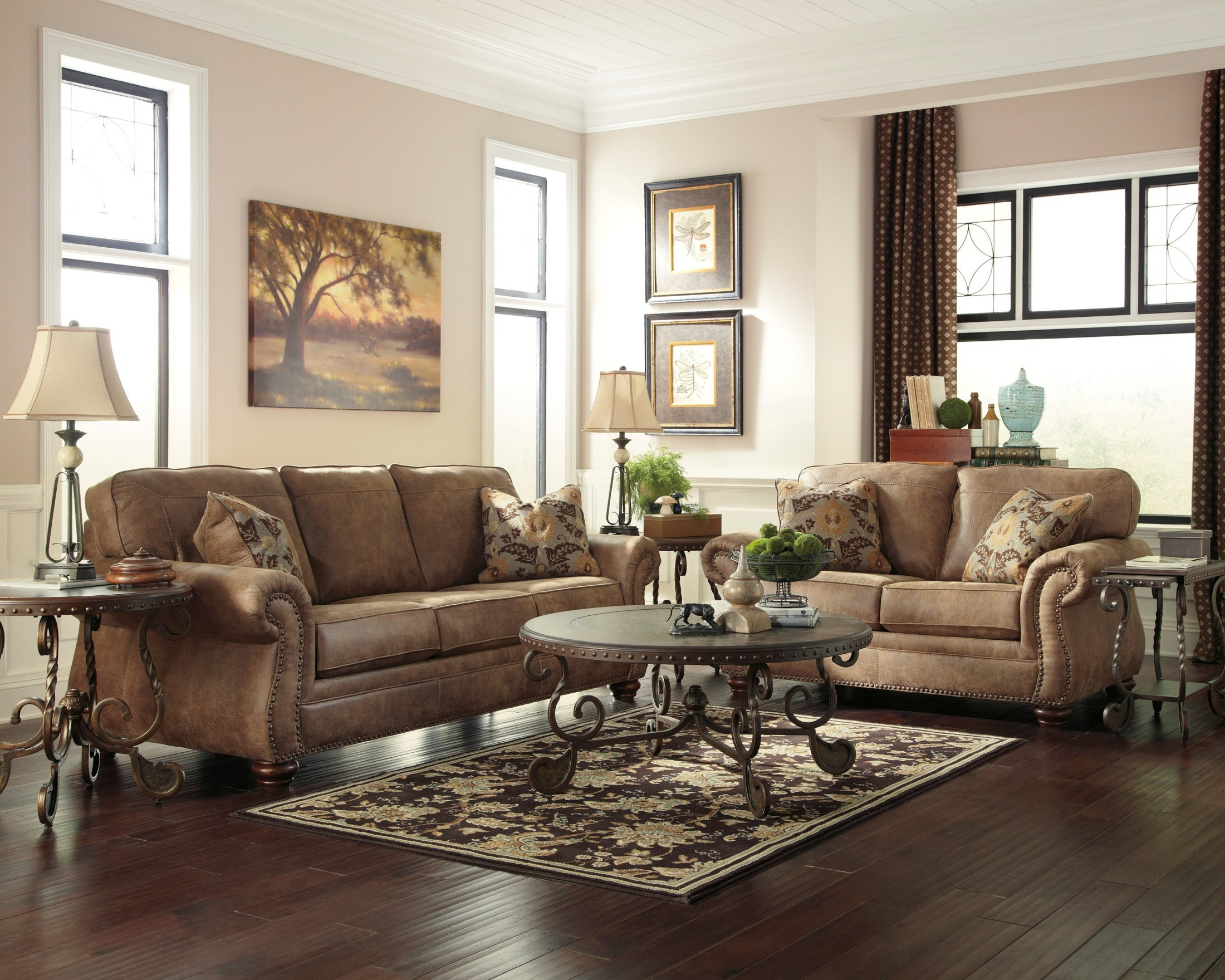 Best ideas about Ashley Furniture Living Room
. Save or Pin Larkinhurst Earth Living Room Set from Ashley 38 35 Now.