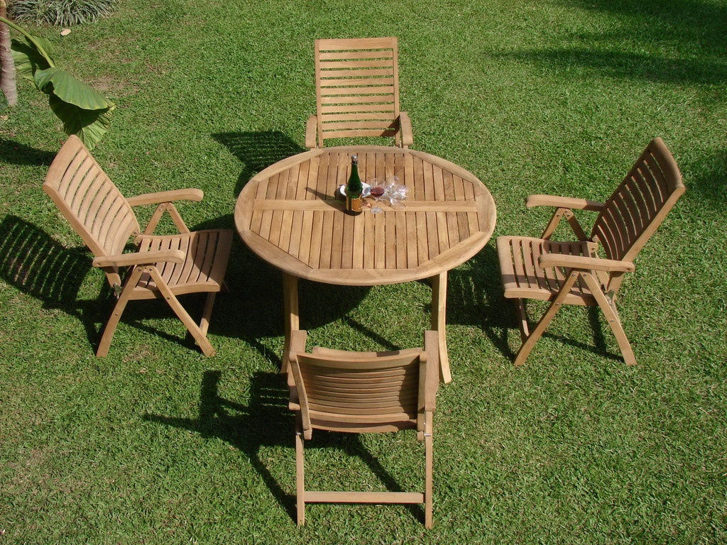Best ideas about Ashley Patio Furniture
. Save or Pin 5 PC RECLINING TEAK SET GARDEN OUTDOOR PATIO FURNITURE Now.