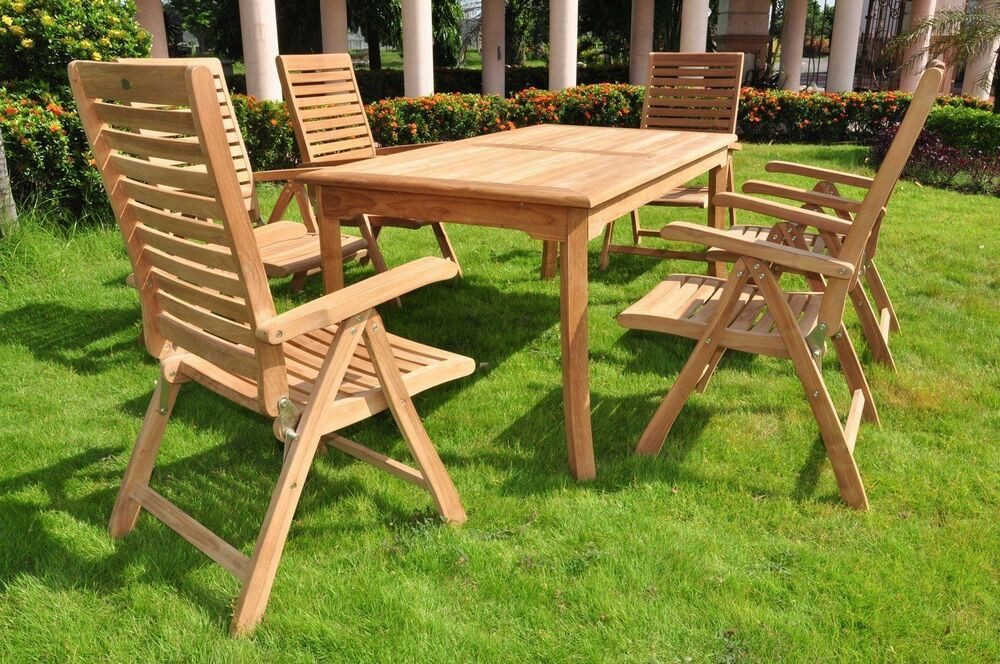 Best ideas about Ashley Patio Furniture
. Save or Pin 7 PC TEAK RECLINING GARDEN OUTDOOR PATIO FURNITURE ASHLEY Now.