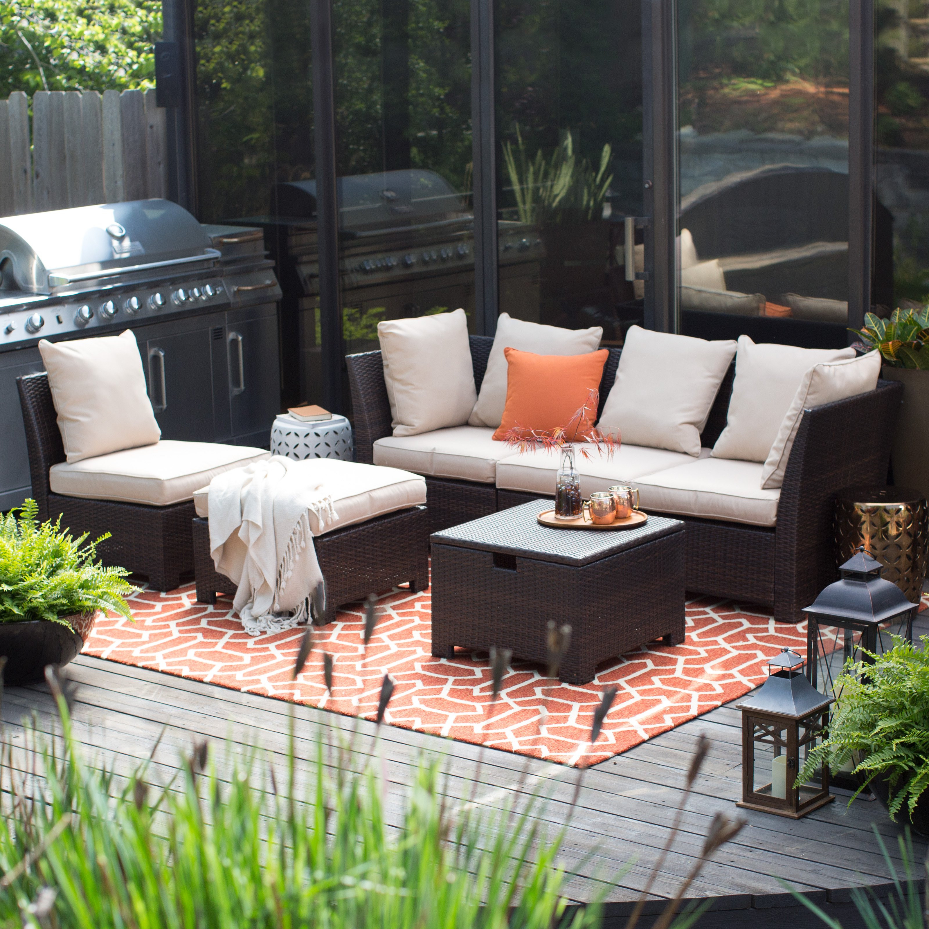 Best ideas about At Home Patio Furniture
. Save or Pin Coral Coast South Isle All Weather Wicker Dark Brown Now.