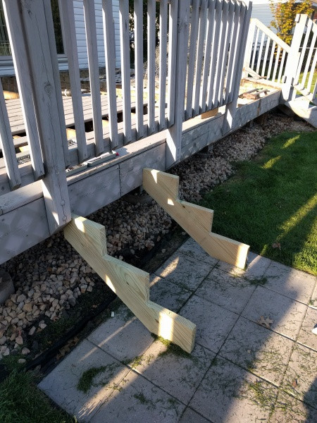 Best ideas about Attaching Deck Stairs
. Save or Pin Attach Stair Stringers To Deck Too Low Building Now.