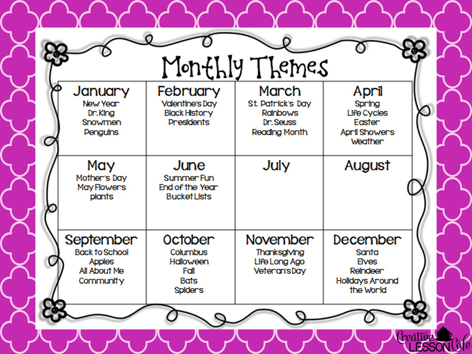 Best ideas about August Themes For Adults
. Save or Pin Creative Lesson Cafe FREEBIE Classroom Organization by Now.