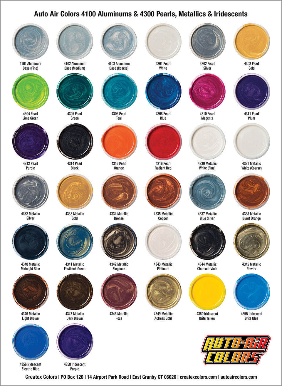 Best ideas about Auto Paint Colors
. Save or Pin Auto Air Color Charts Airbrush Paint Direct Now.