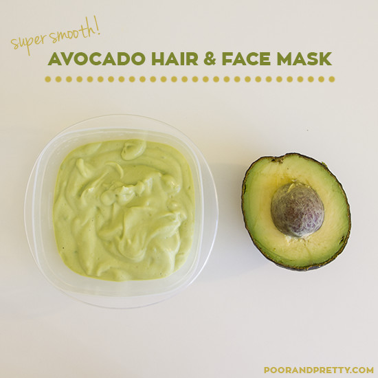 Best ideas about Avocado Face Mask DIY
. Save or Pin DIY Beauty Avocado Hair & Face Mask – Poor & Pretty Now.