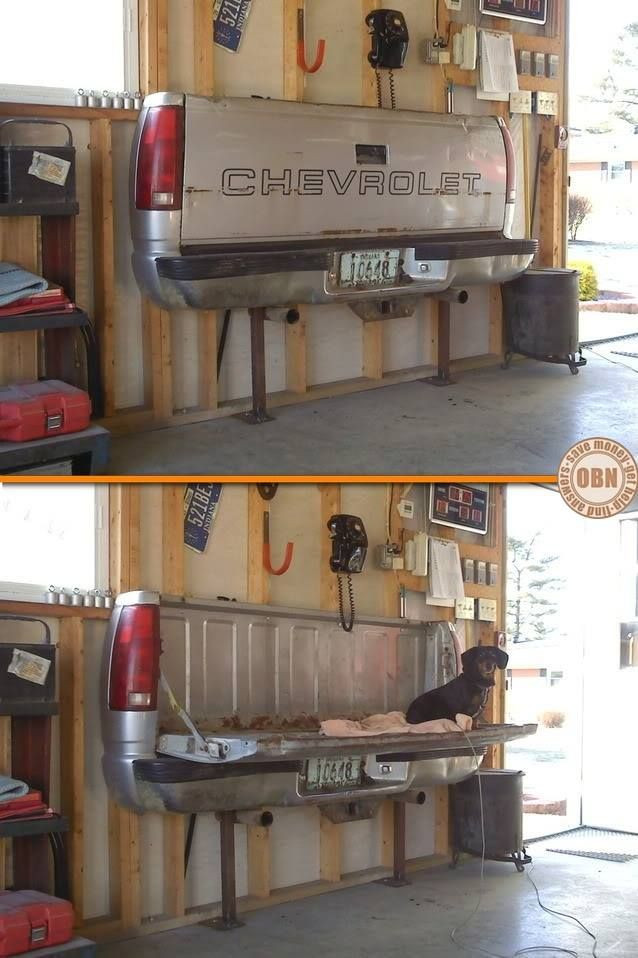 Best ideas about Awesome Garage Ideas
. Save or Pin Need more seating in your garage Then this Chevy fold up Now.