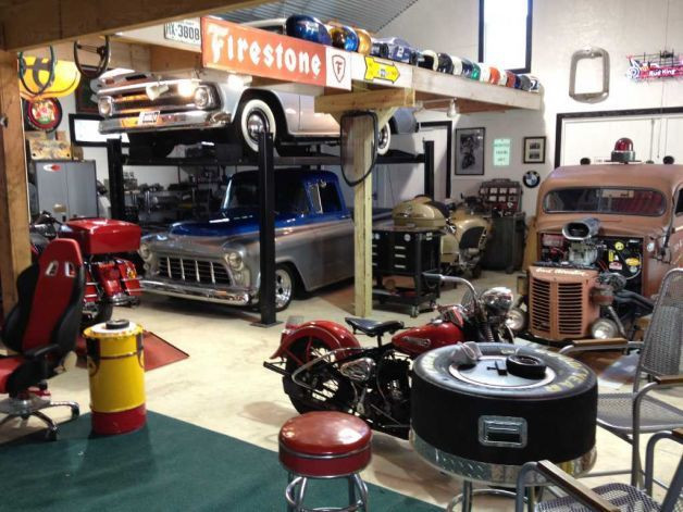 Best ideas about Awesome Garage Ideas
. Save or Pin AWESOME Garage plete w multiple hot rods car storage Now.