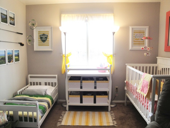 Best ideas about Baby And Toddler Sharing A Room
. Save or Pin scribbles & such d Boy Girl Bedroom Now.