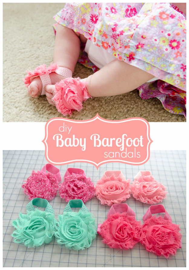 Best ideas about Baby Barefoot Sandals DIY
. Save or Pin 36 Best DIY Gifts To Make For Baby Now.