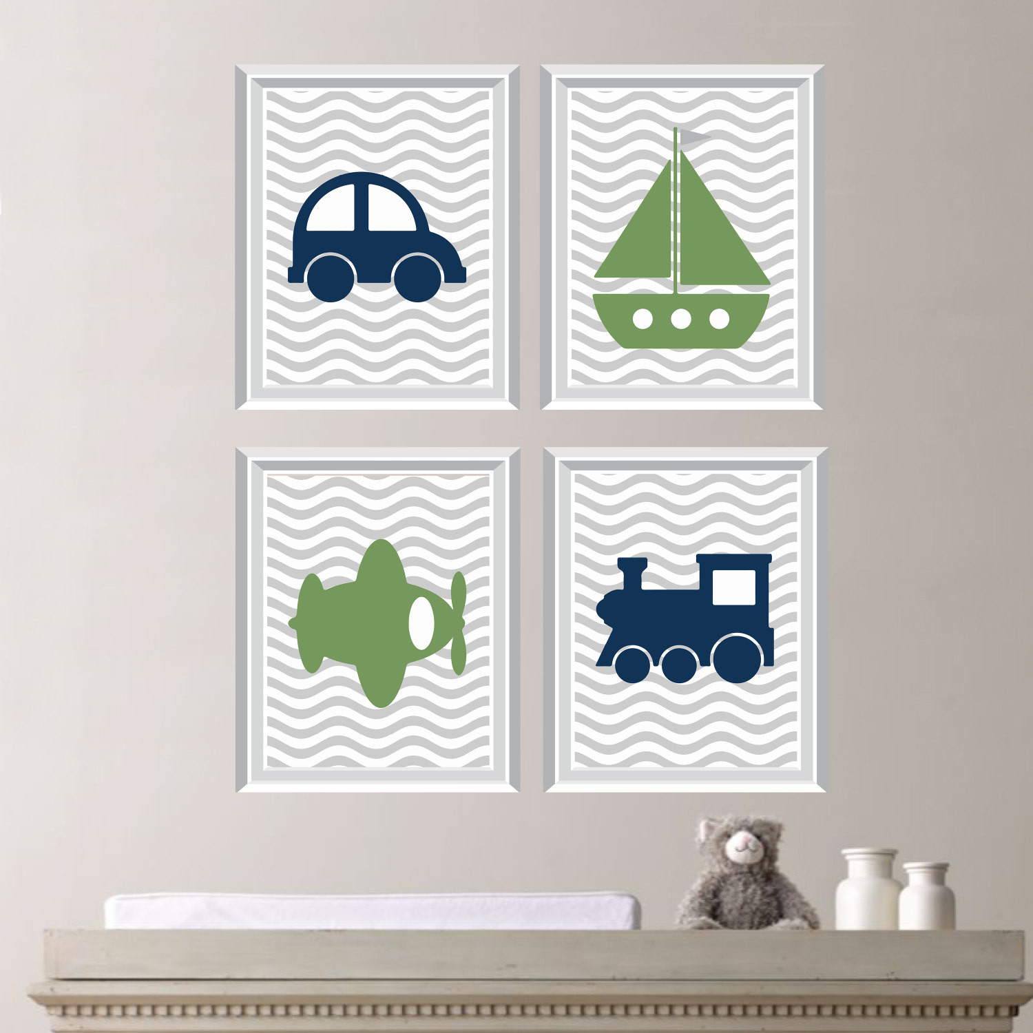 Best ideas about Baby Boy Nursery Wall Decor
. Save or Pin Baby Boy Nursery Art Transportation Wall Art Now.