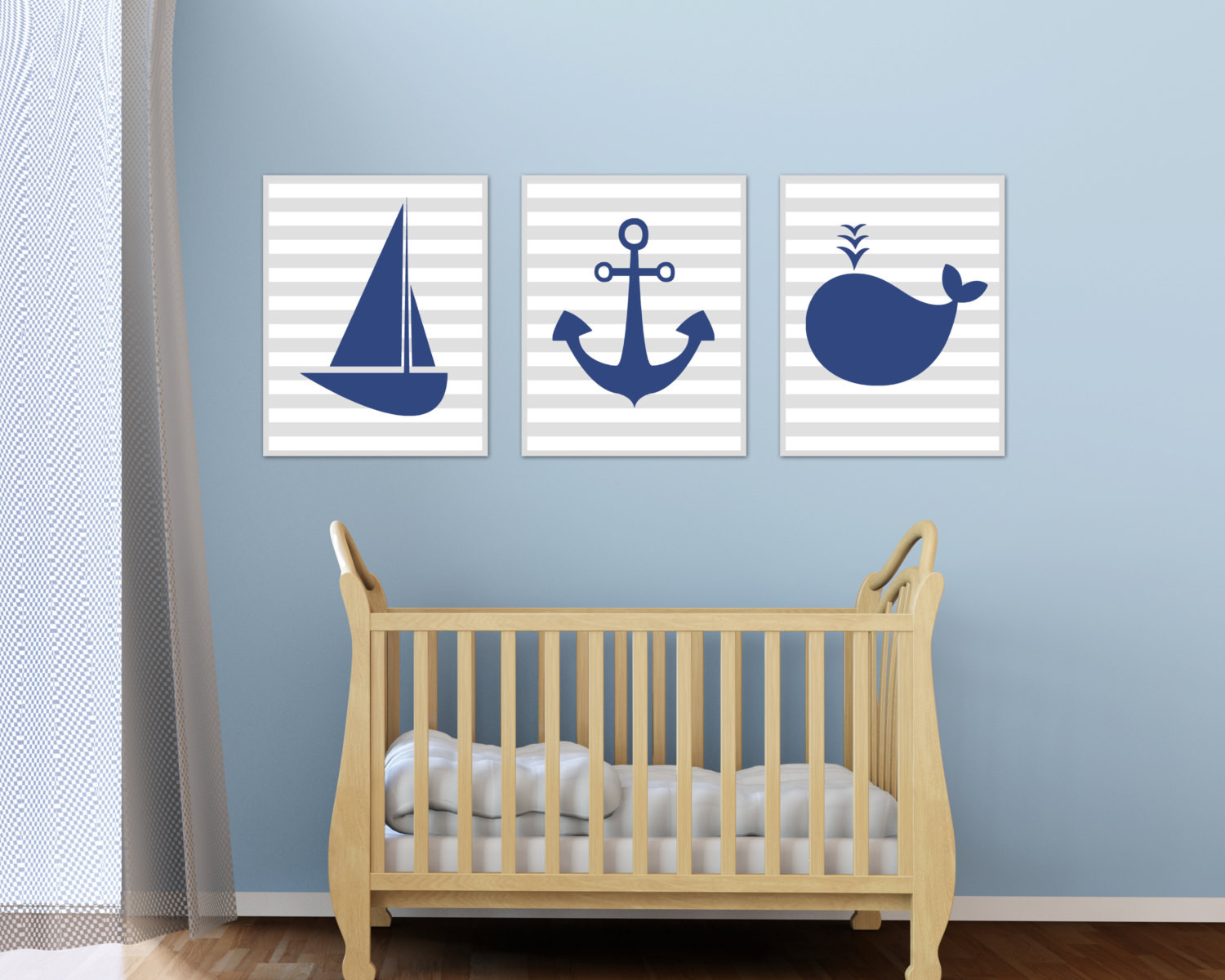 Best ideas about Baby Boy Nursery Wall Decor
. Save or Pin Nautical Nursery Art Print Baby Boy Nautical Wall Art Boys Now.