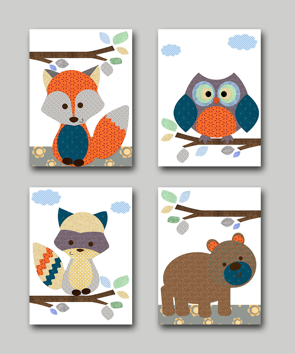 Best ideas about Baby Boy Nursery Wall Decor
. Save or Pin Owl Nursery Fox Nursery Bear Nursery Baby Boy Nursery Decor Now.