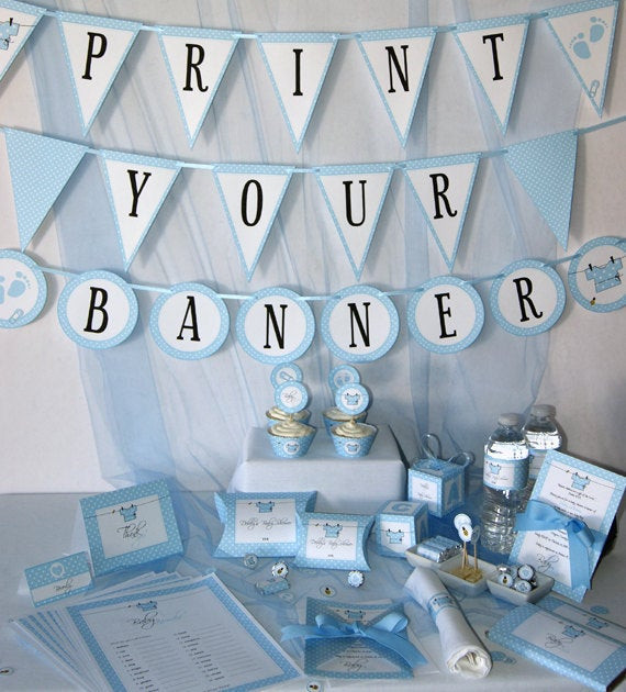 Best ideas about Baby Boy Shower Favors DIY
. Save or Pin Baby Shower Printables Baby Boy Blue DIY Party Supplies Now.