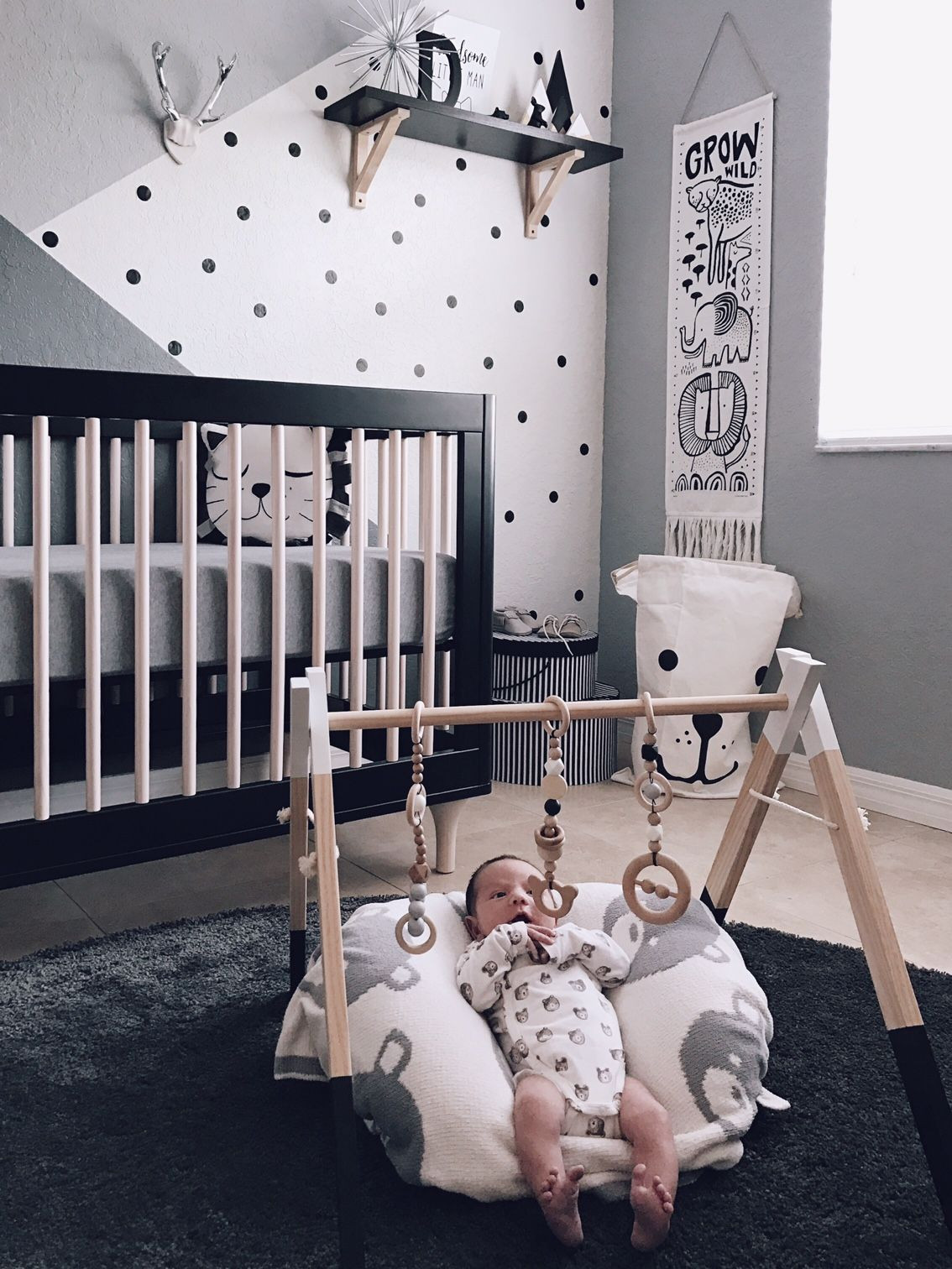 Best ideas about Baby Boys Bedroom
. Save or Pin Monochrome Zoo Nursery Babalooni Now.