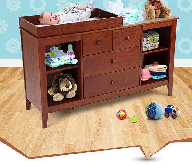 Best ideas about Baby Change Table With Drawers
. Save or Pin Walnut Baby Changing Table with Four Drawers Now.