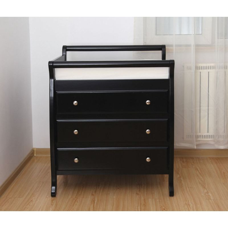 Best ideas about Baby Change Table With Drawers
. Save or Pin Espresso Wooden Baby Change Table With 3 Drawers Now.