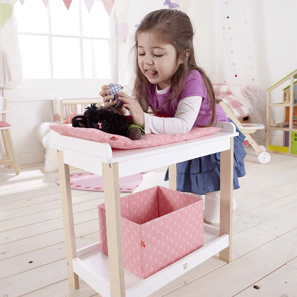 Best ideas about Baby Doll Changing Table
. Save or Pin Hape Wooden Baby Doll Highchair Play Baby Cradle Now.