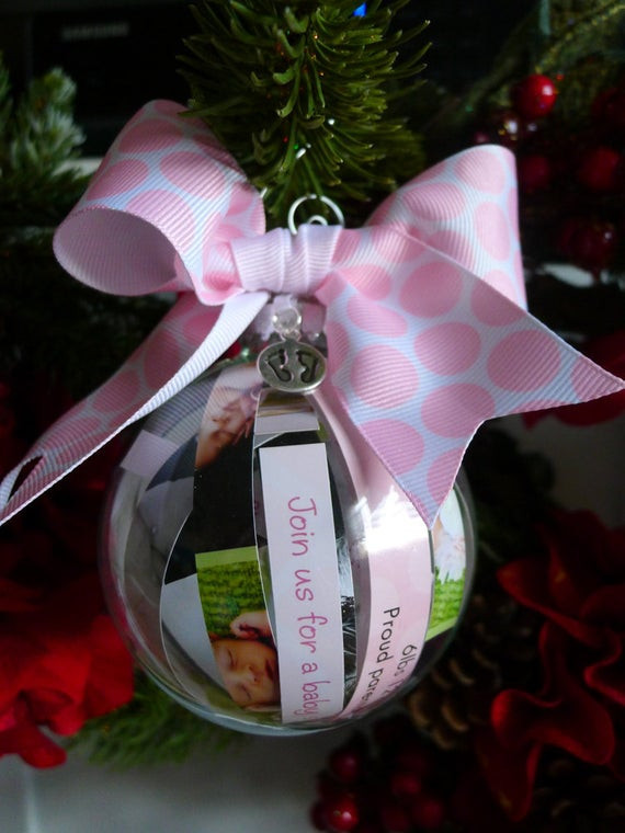 Best ideas about Baby First DIY
. Save or Pin Babys first christmas ornament Birth announcement Baby Now.