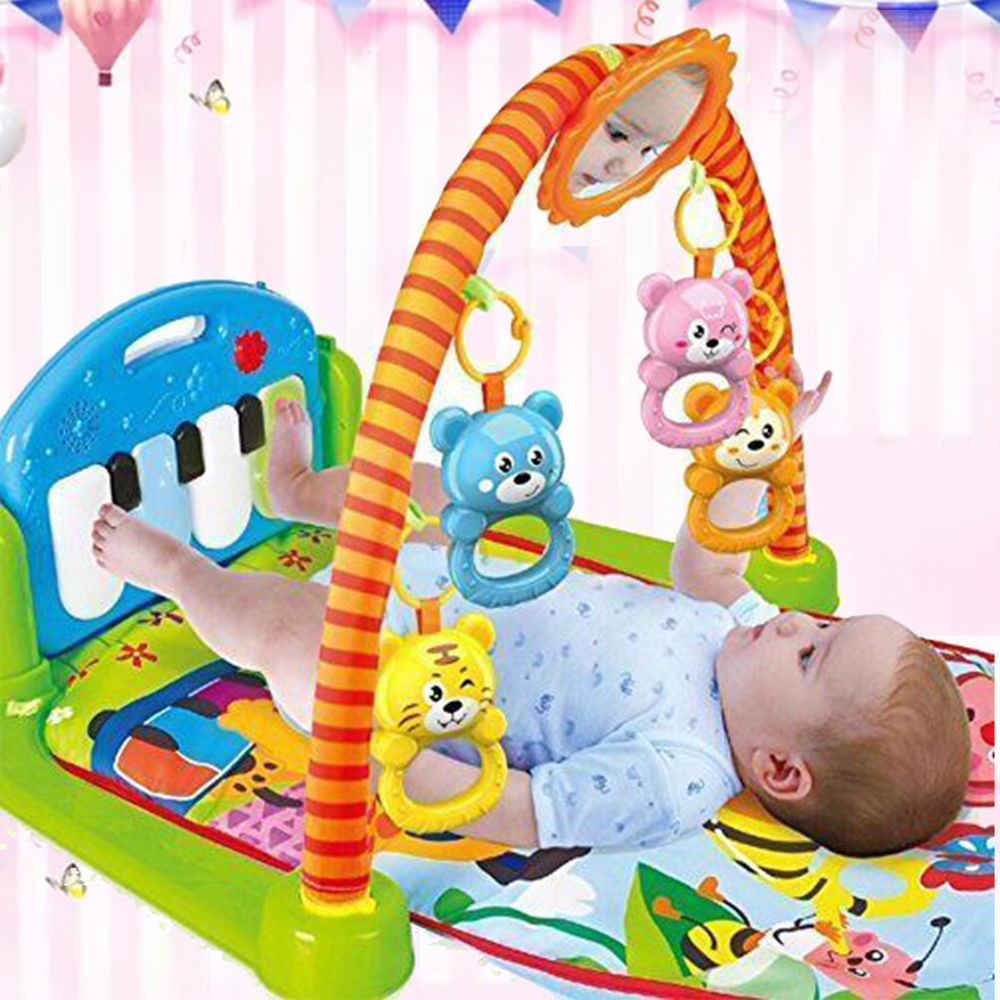 Best ideas about Baby Floor Gym
. Save or Pin 4 in 1 Baby Gym Floor Play Mat Musical Activity Center Now.