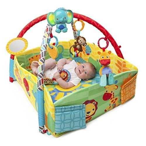 Best ideas about Baby Floor Gym
. Save or Pin Baby Play Jungle Safari 5 In 1 Gym Activity Floor Mat Toy Now.