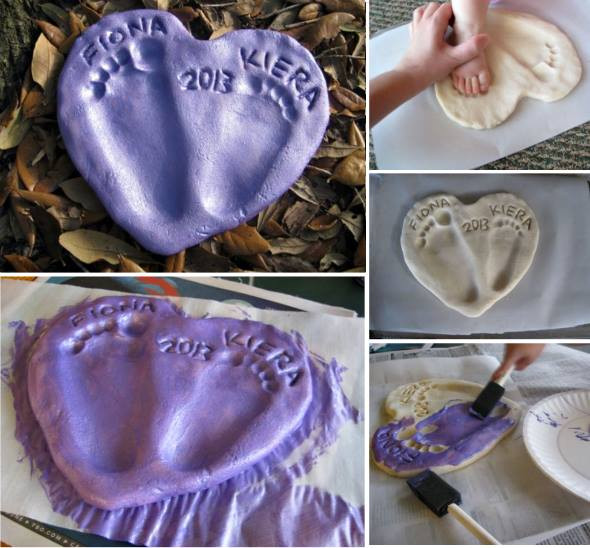 Best ideas about Baby Footprints DIY
. Save or Pin 9 Cute DIY Footprint Keepsake Ideas and Tutorial Now.