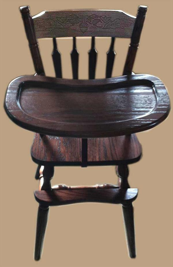 Best ideas about Baby Furniture Chair
. Save or Pin Baby Furniture Wood High Chair Amish Acorn Design Oak Now.