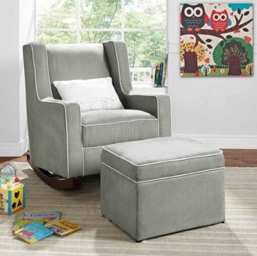 Best ideas about Baby Furniture Chair
. Save or Pin Gray Rocking Chair Nursery Furniture Baby Kids Relax Now.