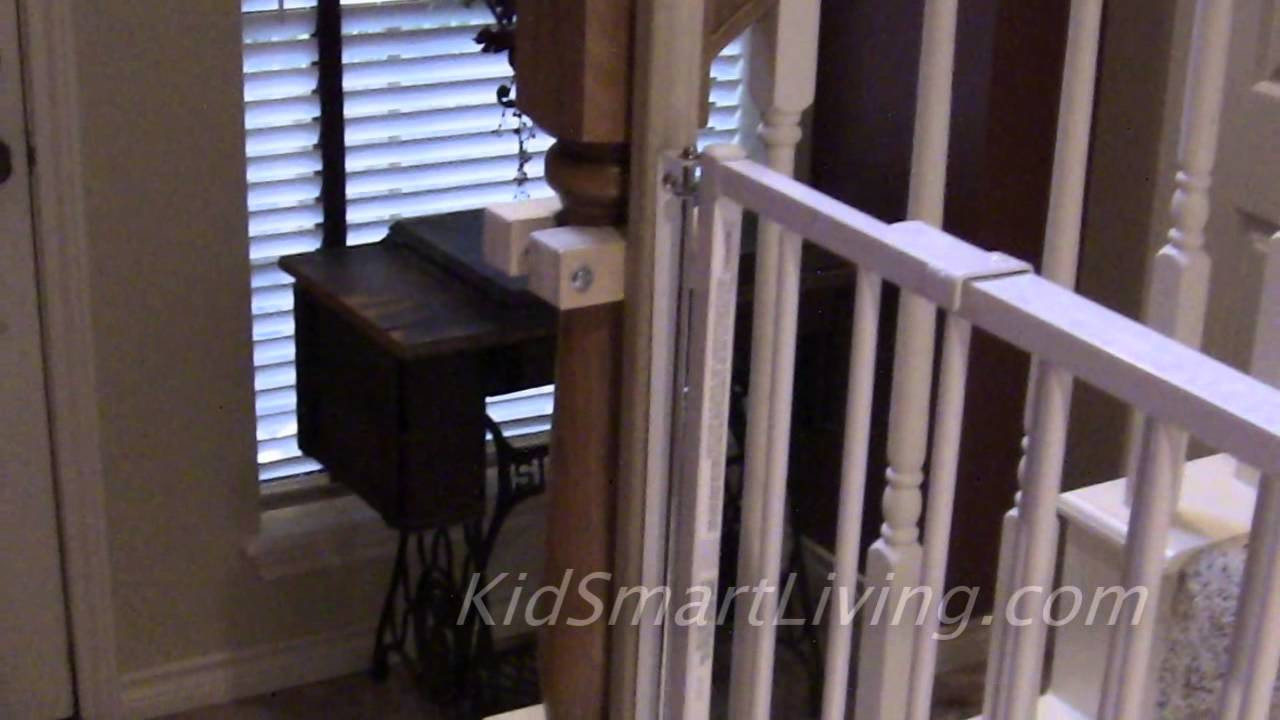 Best ideas about Baby Gate For Bannister
. Save or Pin How to Install Baby Gates on Stairway Railing Banisters Now.