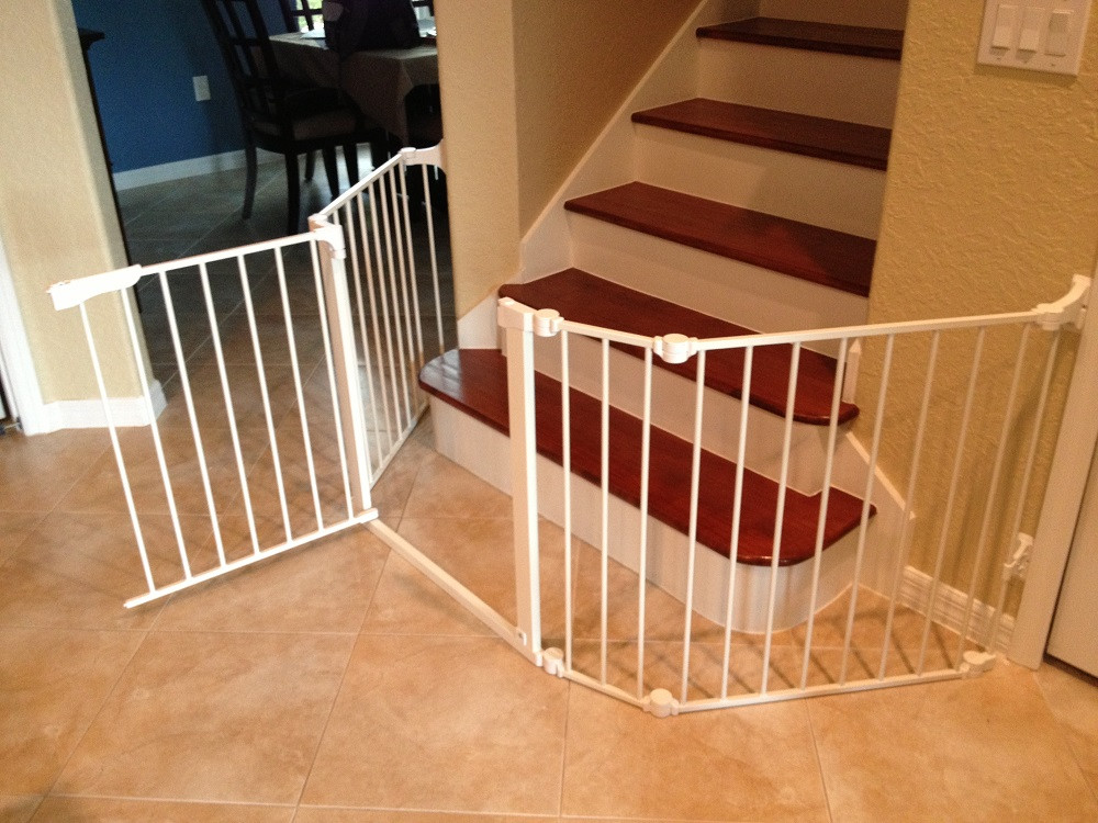 Best ideas about Baby Gate For Stairs With Banister And Wall
. Save or Pin Baby Gates For Stairs Banisters — New Home Design Safe Now.