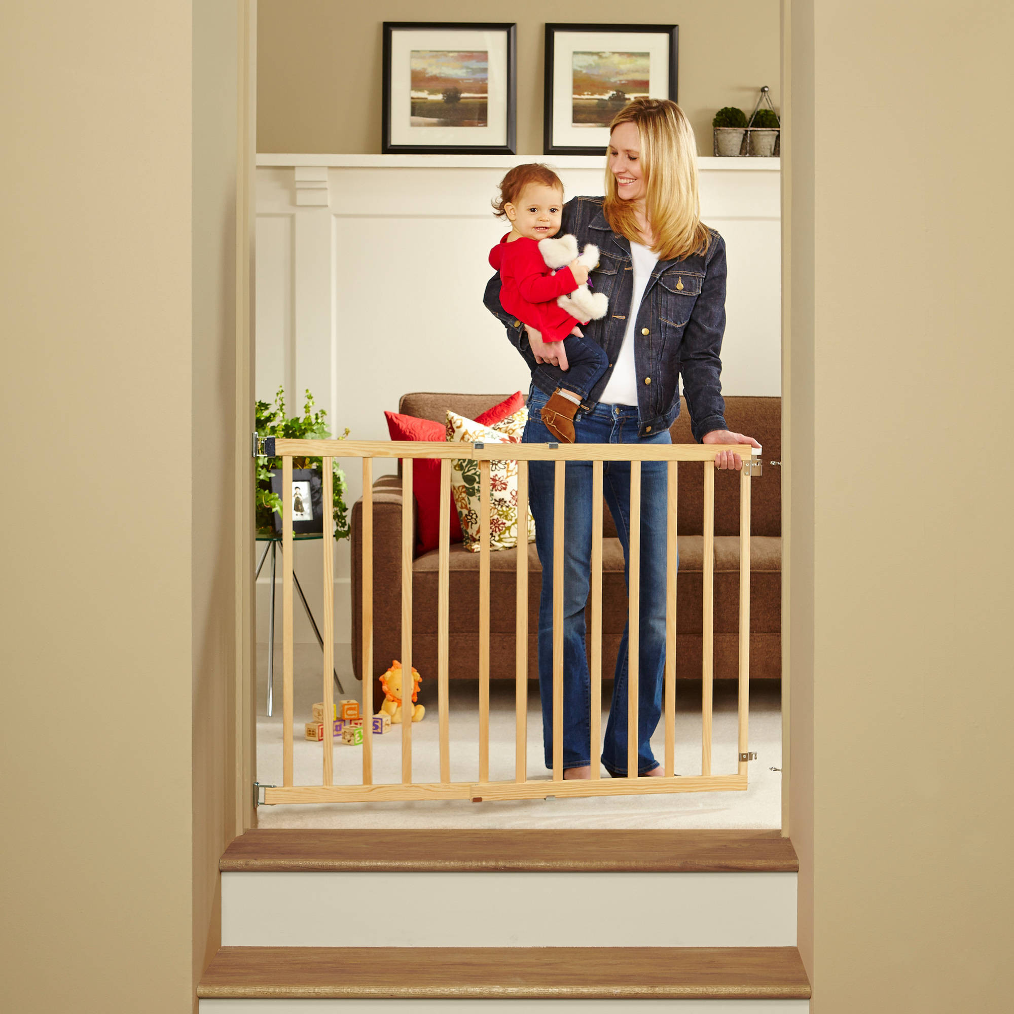 Best ideas about Baby Gate For Top Of Stairs
. Save or Pin North States Tall Stairway Swing Gate Top of Stairs Baby Now.