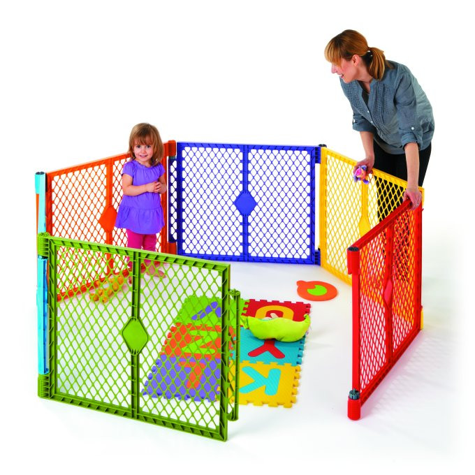 Best ideas about Baby Gate Play Yard
. Save or Pin North States Color Superyard Baby Pet Gate Portable Play Now.
