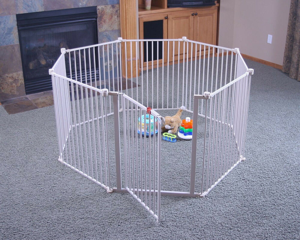 Best ideas about Baby Gate Play Yard
. Save or Pin Big Metal Play Yard Playpen Baby Pet Dog Enclosure Steel Now.