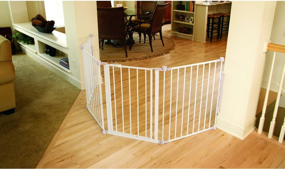 Best ideas about Baby Gate Wide
. Save or Pin Wide Flexible Baby Gate Safety Opening Pet Barrier Now.