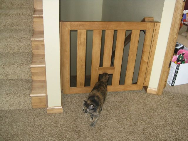 Best ideas about Baby Gate With Cat Door
. Save or Pin baby gate for steps with cat door Jenna Now.