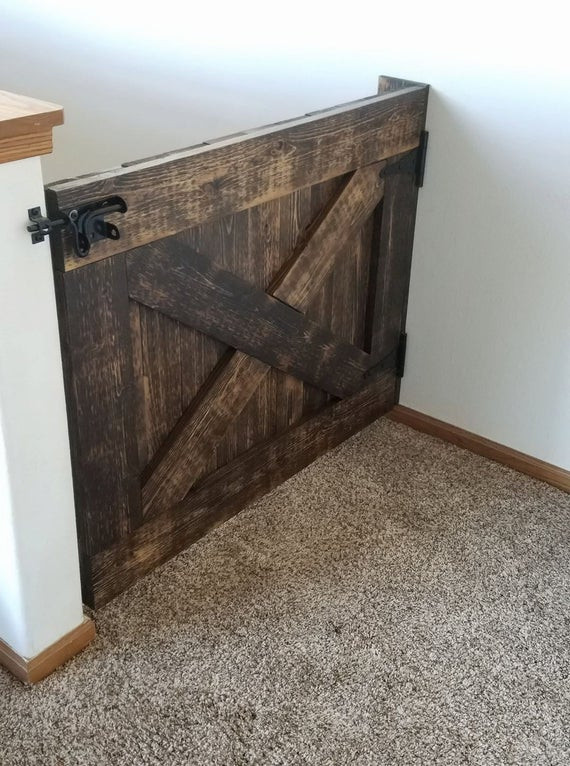 Best ideas about Baby Gate With Door
. Save or Pin Barn Door Baby Gate Rustic Gate Wooden Gate Pet Gate Now.