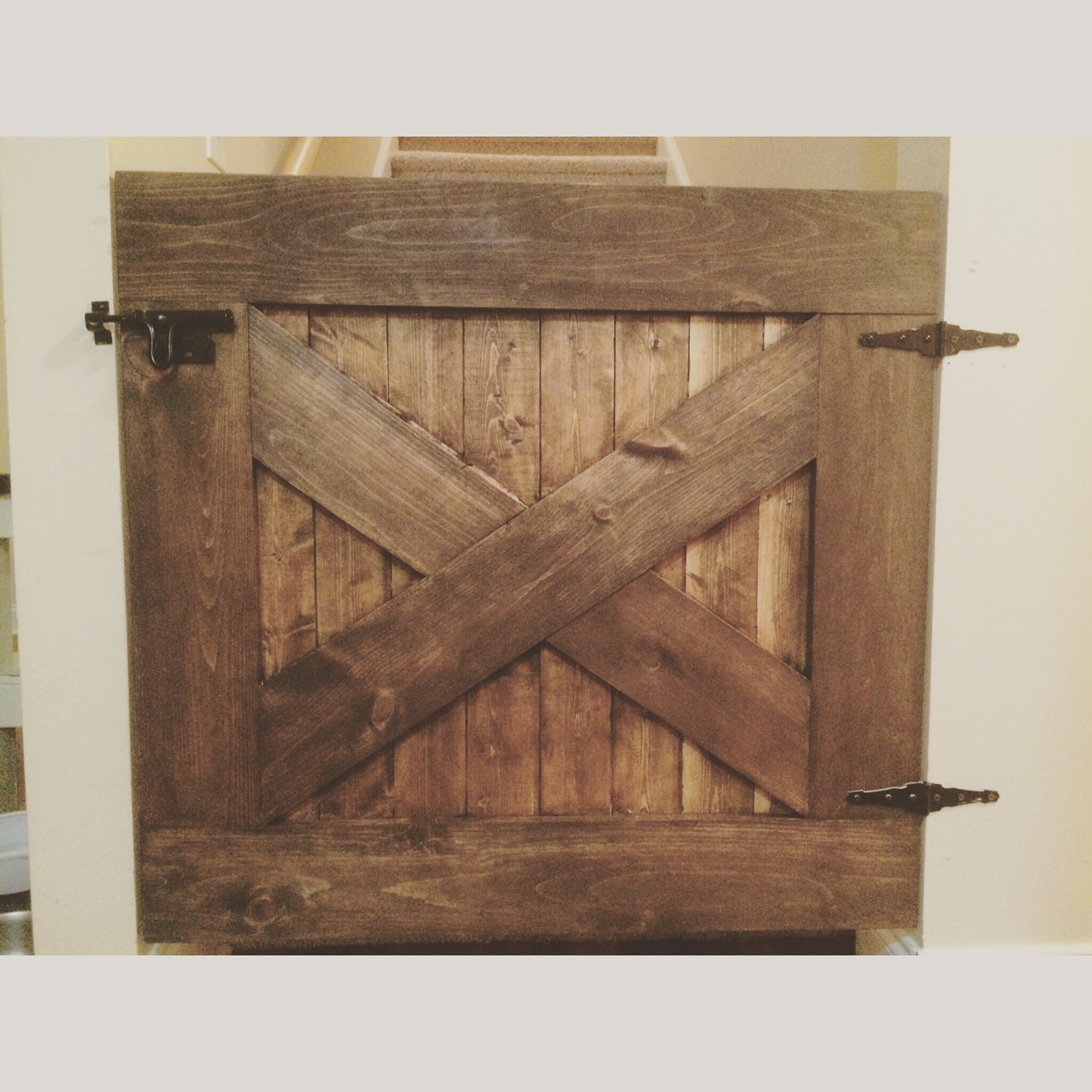 Best ideas about Baby Gate With Door
. Save or Pin Custom made barn door baby gate pet gate rustic baby gate Now.
