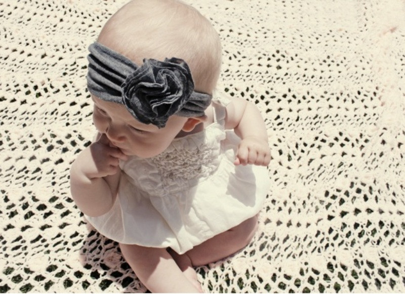 Best ideas about Baby Girl Headbands DIY
. Save or Pin DIY Jersey Headband For Your Baby Girl Now.