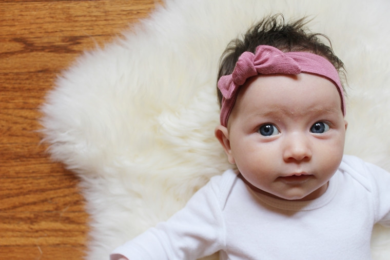 Best ideas about Baby Girl Headbands DIY
. Save or Pin DIY Jersey Knit Baby Headband Now.