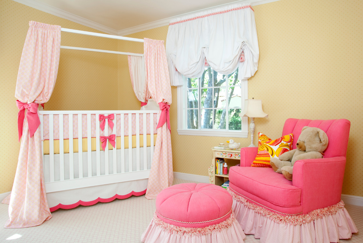 Best ideas about Baby Girl Room
. Save or Pin Sweet Pink & Yellow Baby Girl Nursery by House of Ruby Now.