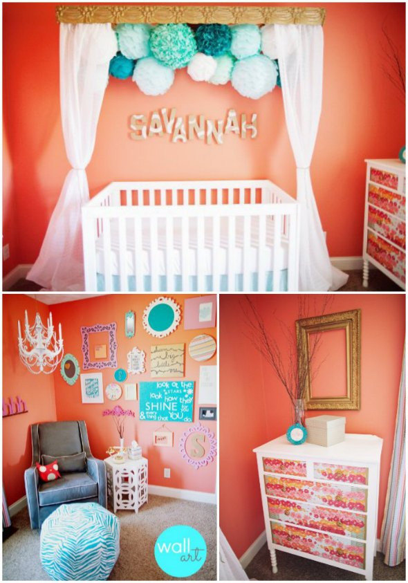 Best ideas about Baby Girls Room Decor Ideas
. Save or Pin Baby Nursery Ideas for Girls Now.