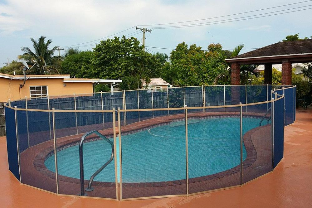 Best ideas about Baby Guard Pool Fence
. Save or Pin Blue Swimming Pool Fences Baby Guard Pool Fence Now.