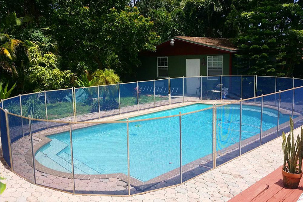 Best ideas about Baby Guard Pool Fence
. Save or Pin Blue Swimming Pool Fences Baby Guard Pool Fence Now.